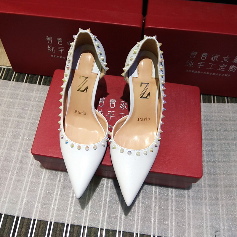 Shipping Designer Free Women's Fashions White Leather Bombs Pearls Toe-to-toe High Heels Wedding Shoes Txpj, 38
Shipping Designer Free Women's Fashions White Leather Bombs Pearls Toe-to-toe High Heels Wedding Shoes Txpj, 38