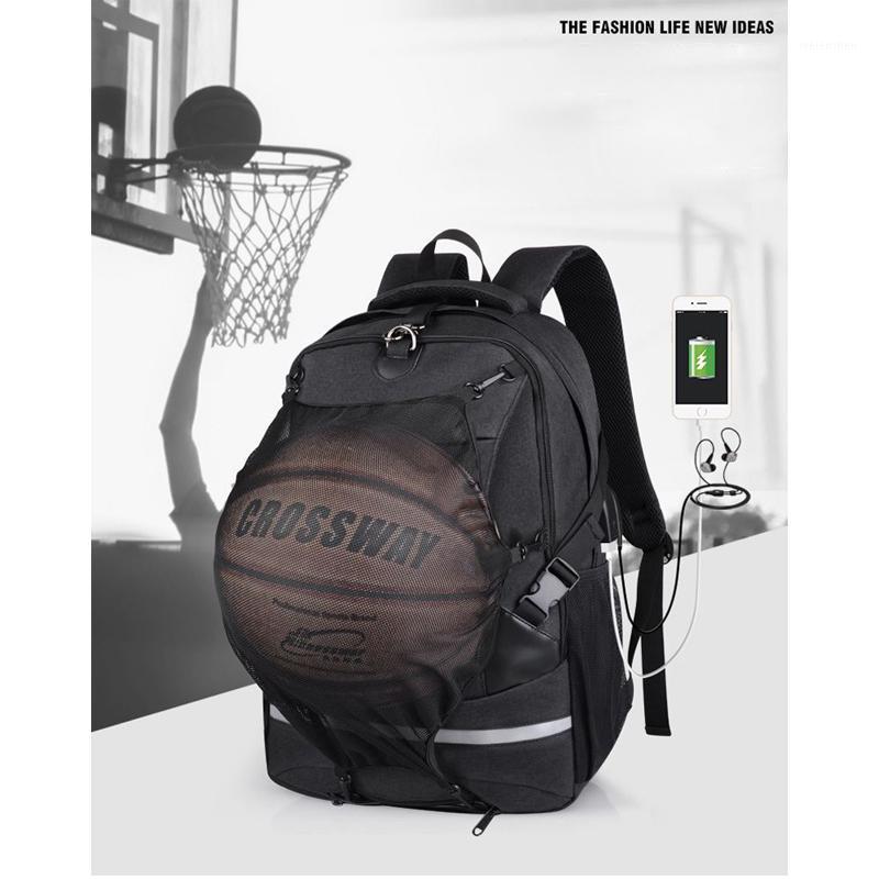 USB Basketball Backpack Gym Waterproof bag Outdoor Fitness football Laptop Bag Sport Net Ball for Men School boys Bags1, Grey
USB Basketball Backpack Gym Waterproof bag Outdoor Fitness football Laptop Bag Sport Net Ball for Men School boys Bags1, Grey