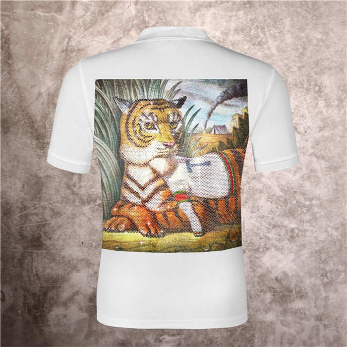 Europe 2021 polo shirt men's abstract tiger hot drill embroidery fashion printing cotton short sleeve T-shirt Wholesale, Black
Europe 2021 polo shirt men's abstract tiger hot drill embroidery fashion printing cotton short sleeve T-shirt Wholesale, Black