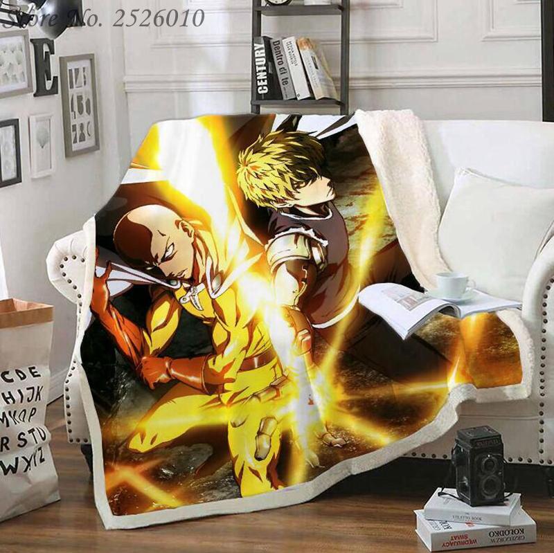Throw blanket ONE PUNCH MAN 3D Velvet Plush Blanket Bedspread For Kids Girls Sherpa Couch Quilt Cover Travel 07
Throw blanket ONE PUNCH MAN 3D Velvet Plush Blanket Bedspread For Kids Girls Sherpa Couch Quilt Cover Travel 07