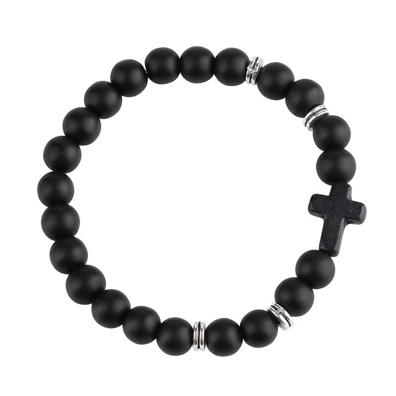 Fashion Unisex Strand Bracelets Iron Alloy Lace-up Natural Frosted Stone Breaded Cross Sport For Men Women Charm Gift
Fashion Unisex Strand Bracelets Iron Alloy Lace-up Natural Frosted Stone Breaded Cross Sport For Men Women Charm Gift