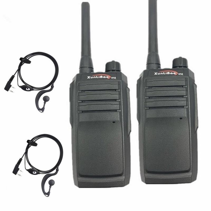 2PC 100% Geniue Xunlibao V10 Walkie Talkie 16CH Two Way Radio UHF 400-470MHZ Portable Ham FMR Radio 8W Programmable
2PC 100% Geniue Xunlibao V10 Walkie Talkie 16CH Two Way Radio UHF 400-470MHZ Portable Ham FMR Radio 8W Programmable