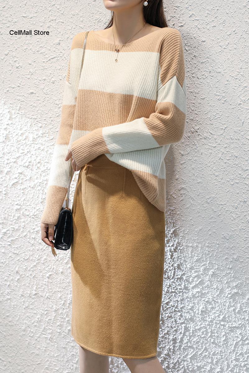 Pullover 100%Wool Sweater Knitted Women Winter 2020 New Korean Style Long Sleeve Stripes O-Neck Warm Female Sweaters, Gray
Pullover 100%Wool Sweater Knitted Women Winter 2020 New Korean Style Long Sleeve Stripes O-Neck Warm Female Sweaters, Gray
