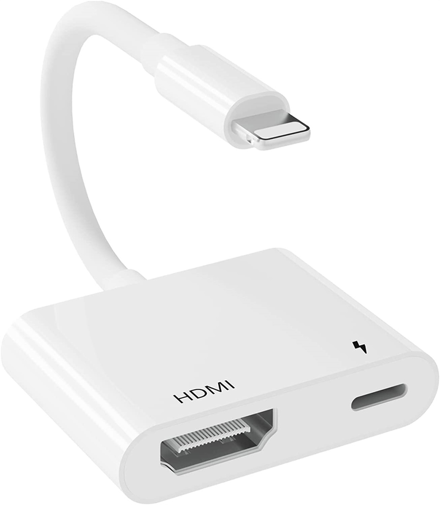 1080P Lightning to Digital AV Cables Adapter Lightning-HDMI Adapters with Charging Port Compatible for iPhone iPad and iPod Models and TV Monitors, Bags only
1080P Lightning to Digital AV Cables Adapter Lightning-HDMI Adapters with Charging Port Compatible for iPhone iPad and iPod Models and TV Monitors, Bags only