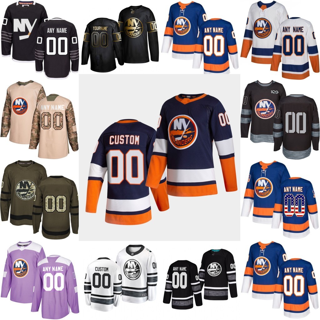 

2021 reverse retro special CUSTOM New York Islanders Mathew Barzal Josh Bailey Anders Lee Eberle Nick Leddy Thomas Hickey hockey Jersey, Black;red