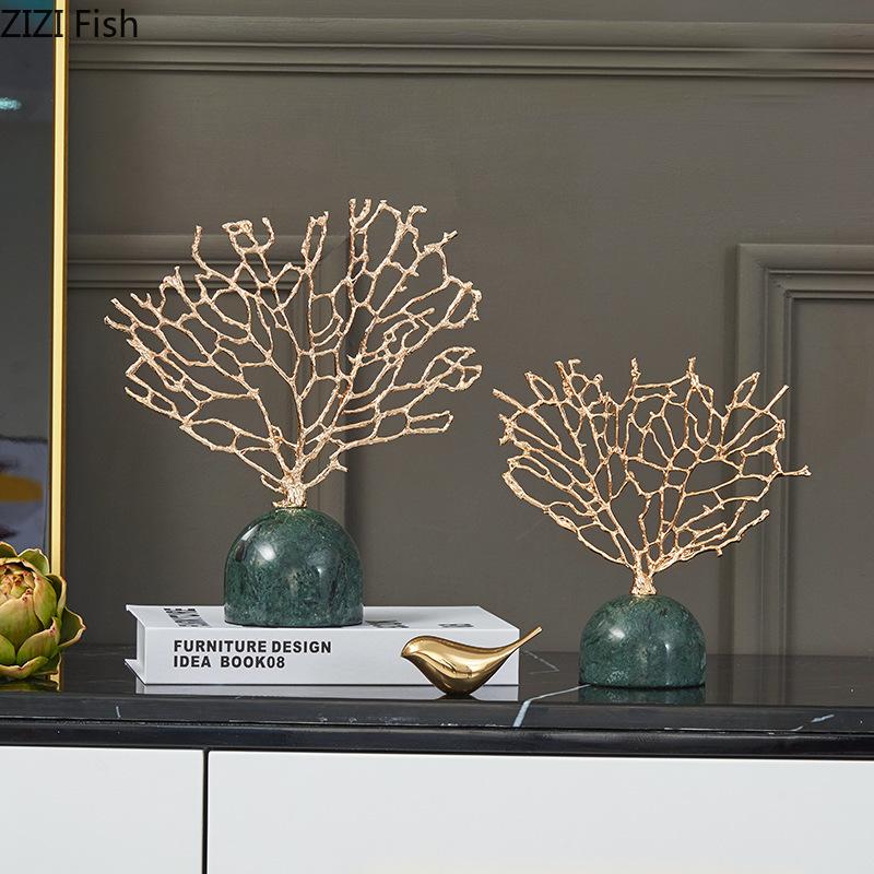 European Style Marble Metal Oval Coral Tree Art Entrance TV Cabinet Desktop Decoration Creative Geometric Modern Home Decoration
European Style Marble Metal Oval Coral Tree Art Entrance TV Cabinet Desktop Decoration Creative Geometric Modern Home Decoration