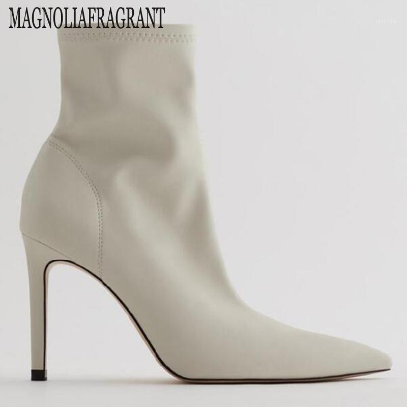 2020 New Beige Elasticity High Heels boots For Women Fashion Shoes Spring Autumn Stiletto Ankle Boots Female botas de mujer ay81
2020 New Beige Elasticity High Heels boots For Women Fashion Shoes Spring Autumn Stiletto Ankle Boots Female botas de mujer ay81