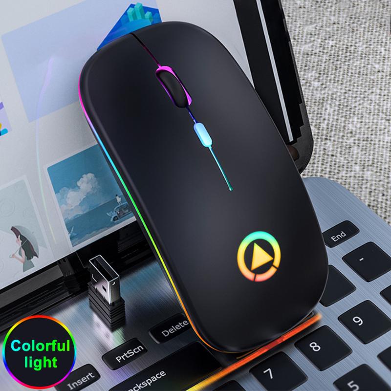 USB Rechargeable Ergonomic Colorful LED Silent With Receiver Adjustable DPI 2.4GHz Wireless Mouse Portable Accessories Laptop PC
USB Rechargeable Ergonomic Colorful LED Silent With Receiver Adjustable DPI 2.4GHz Wireless Mouse Portable Accessories Laptop PC