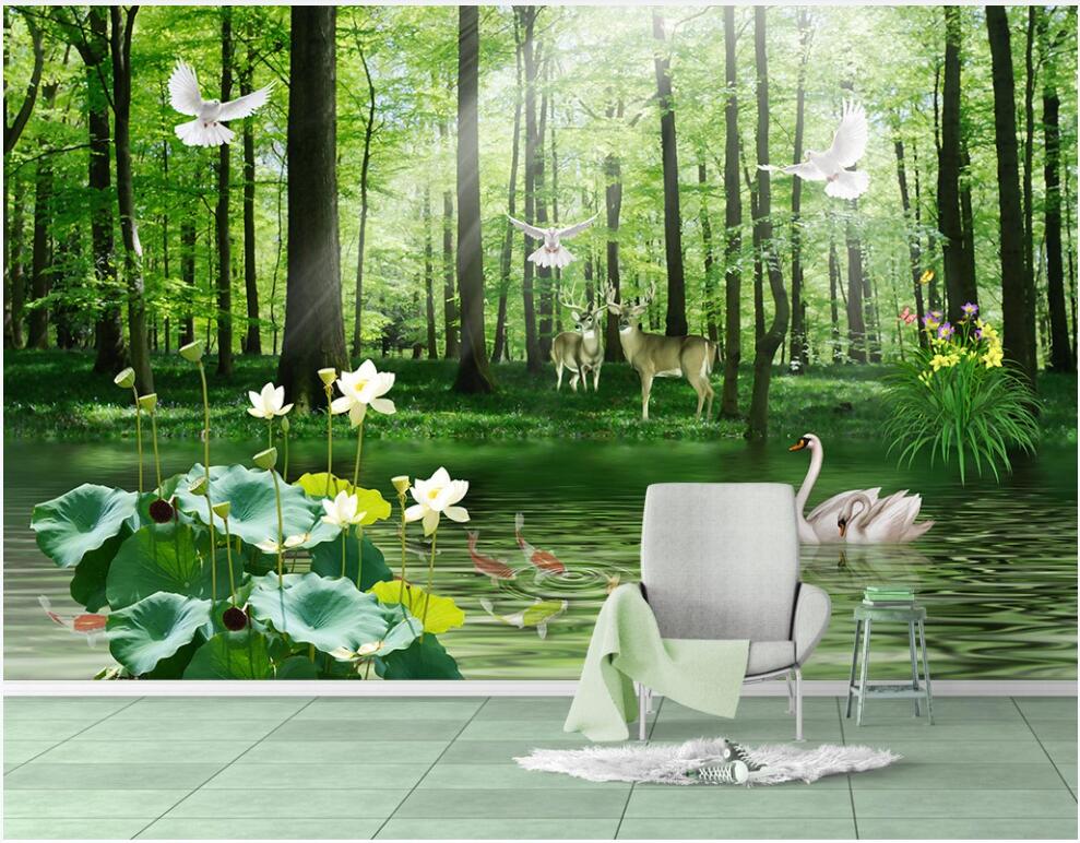 3d wallpaper custom photo mural Beautiful green forest scenery home decor 3d wall murals wallpaper for walls 3 d in the living room, Non-woven wallpaper
3d wallpaper custom photo mural Beautiful green forest scenery home decor 3d wall murals wallpaper for walls 3 d in the living room, Non-woven wallpaper
