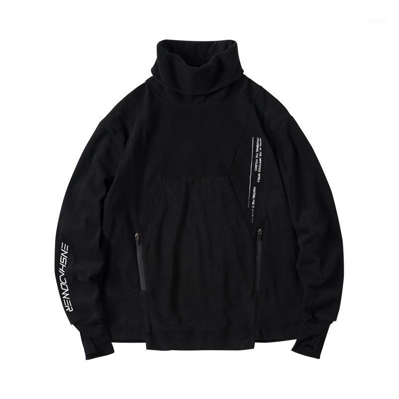 Polar Fleece Turtleneck high collar sweater front pocket techwear ninjawear streetwear EDR-03741, As pic
Polar Fleece Turtleneck high collar sweater front pocket techwear ninjawear streetwear EDR-03741, As pic
