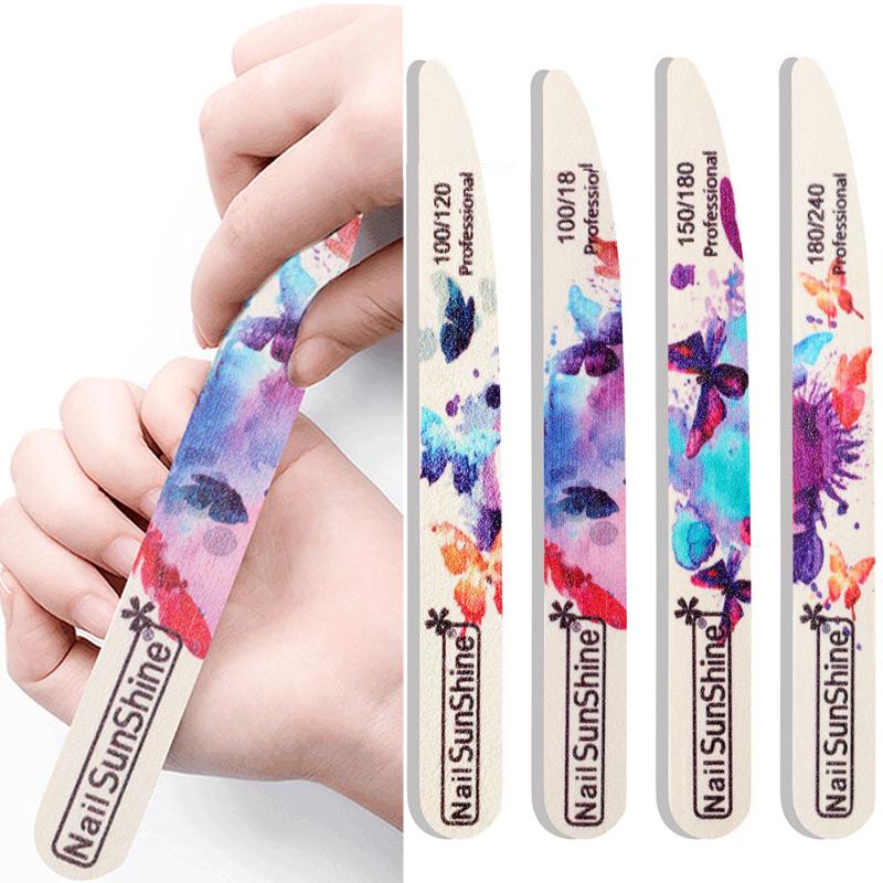 10pcs/Lot White Wooden Nail Files 100/180 Butterfly Printed Strong Sandpaper Wood Stick Files Buffer For UV Gel Polisher Tools
10pcs/Lot White Wooden Nail Files 100/180 Butterfly Printed Strong Sandpaper Wood Stick Files Buffer For UV Gel Polisher Tools