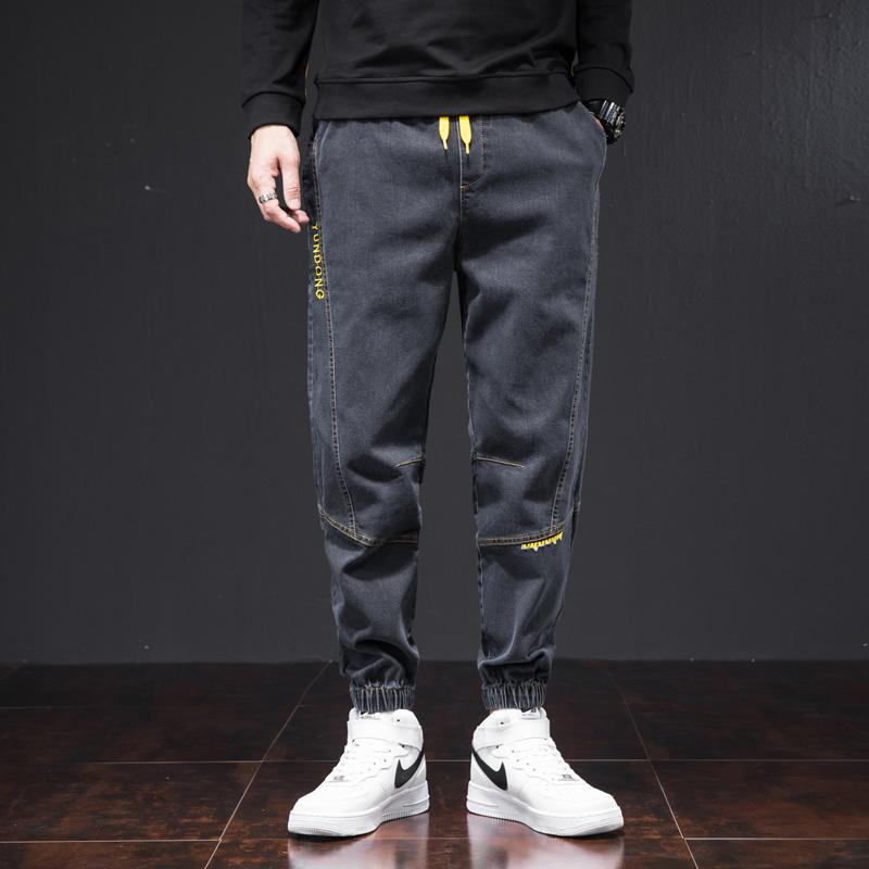 Oversized 7XL 8Xl 6XL Autumn Winter Men Causal Jeans Loose Drawstring Full Length Mid Korean Fashion Clothing Black Blue
Oversized 7XL 8Xl 6XL Autumn Winter Men Causal Jeans Loose Drawstring Full Length Mid Korean Fashion Clothing Black Blue