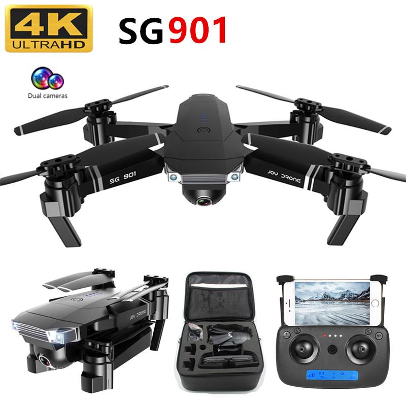 SG901 Foldable Drone 4K/1080P HD Dual Camera WiFi FPV Professional Optical Flow Camera Drone 18 minutes RC Quadcopter Kids Toys
SG901 Foldable Drone 4K/1080P HD Dual Camera WiFi FPV Professional Optical Flow Camera Drone 18 minutes RC Quadcopter Kids Toys