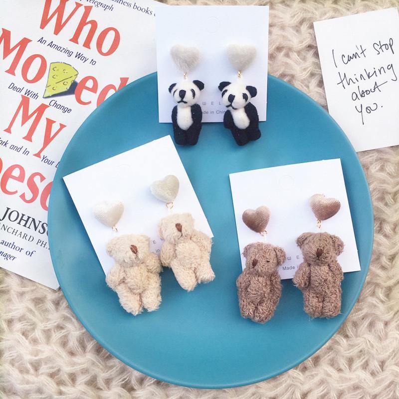 Stud Creative Plush Mini Bear Panda Earrings For Women Girl Kawaii Animal Jewelry Lovely Christmas Gift1
Stud Creative Plush Mini Bear Panda Earrings For Women Girl Kawaii Animal Jewelry Lovely Christmas Gift1