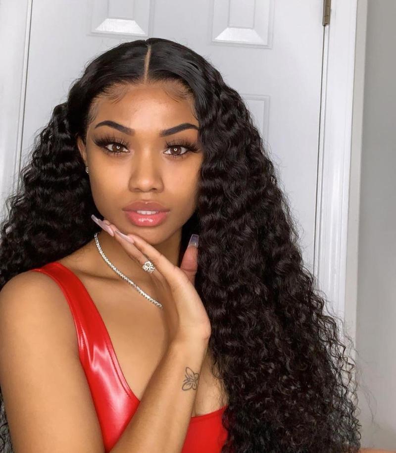 Deep Wave Human Hair Wigs 30" 4x4 Lace Closure Wig Remy Pre Plucked Malaysian Deep Curly Human Hair Wigs Lace Frontal, As pic
Deep Wave Human Hair Wigs 30" 4x4 Lace Closure Wig Remy Pre Plucked Malaysian Deep Curly Human Hair Wigs Lace Frontal, As pic