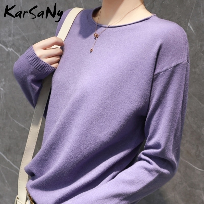 KarSaNy Winter Pullover Women Sweaters O Neck Loose Women' Jumper Autumn Sweater Woman Sweaters Plus Size Knitwear Warm 201017, Ginger
KarSaNy Winter Pullover Women Sweaters O Neck Loose Women' Jumper Autumn Sweater Woman Sweaters Plus Size Knitwear Warm 201017, Ginger