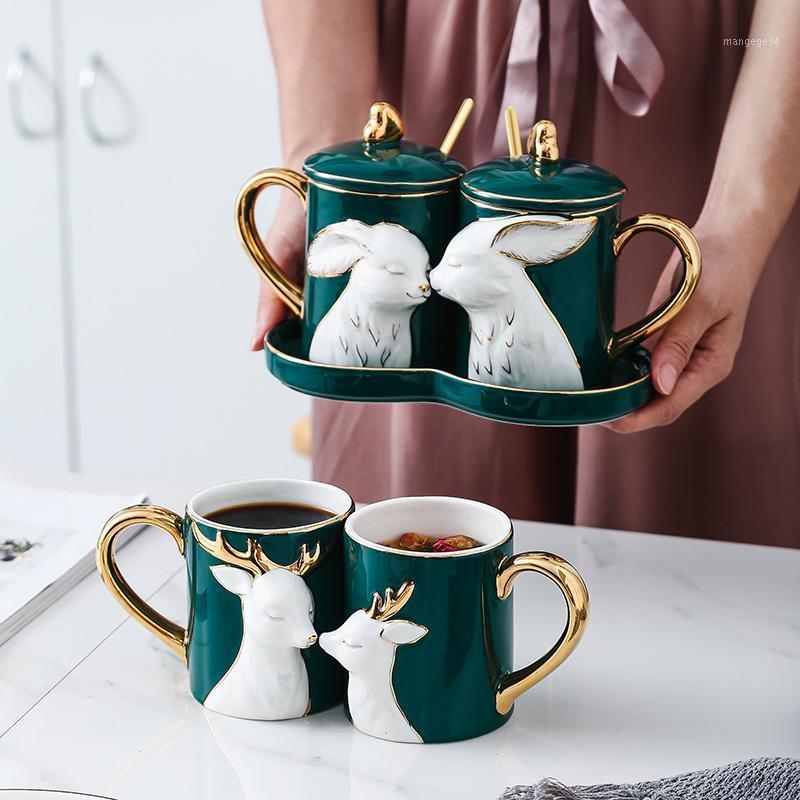 2Pcs/Set Nordic Mug Couple Pair Cup Creative Spoon with Lid Ceramic Love Cup Tray Lid Valentine Day Wedding Gift Box Milk Mugs1
2Pcs/Set Nordic Mug Couple Pair Cup Creative Spoon with Lid Ceramic Love Cup Tray Lid Valentine Day Wedding Gift Box Milk Mugs1