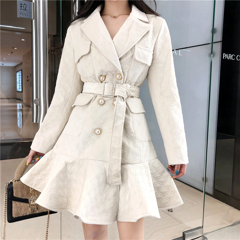 2021 New Elegant Cotton Coat Chic Korean Fashion Double Parka Waistband Jacket 1ABB, Beige
2021 New Elegant Cotton Coat Chic Korean Fashion Double Parka Waistband Jacket 1ABB, Beige