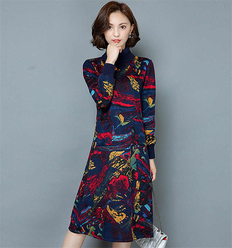 2021 New Cotton Autumn the Vintage Dress Floral Lady Thick Turtleneck High of Women Casual Loose Clothing in Winter Wxf657 A2go, Army green
2021 New Cotton Autumn the Vintage Dress Floral Lady Thick Turtleneck High of Women Casual Loose Clothing in Winter Wxf657 A2go, Army green