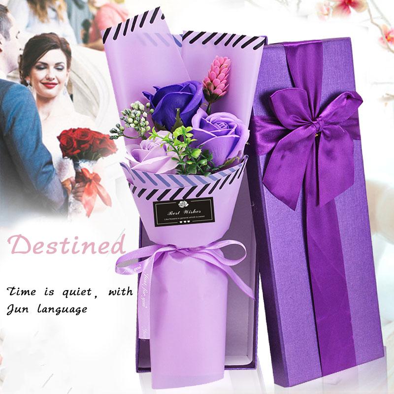 Romantic Immortalized Flower Gift Boxed Valentine'S Day Greeting Wedding Celebration Artificial Rose Bouquet Beautiful 3 Heads
Romantic Immortalized Flower Gift Boxed Valentine'S Day Greeting Wedding Celebration Artificial Rose Bouquet Beautiful 3 Heads