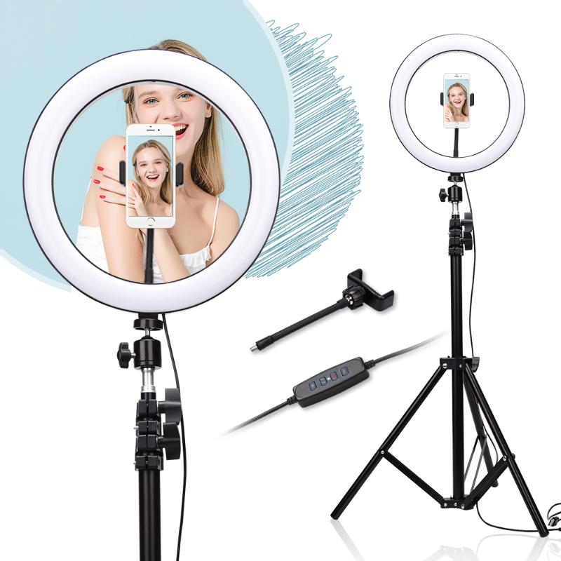 16cm/26cm Camera Studio Ring Light Video LED Beauty Selfie Ring Light Photography Dimmable Makeup Lamp tripod For YouTube
16cm/26cm Camera Studio Ring Light Video LED Beauty Selfie Ring Light Photography Dimmable Makeup Lamp tripod For YouTube