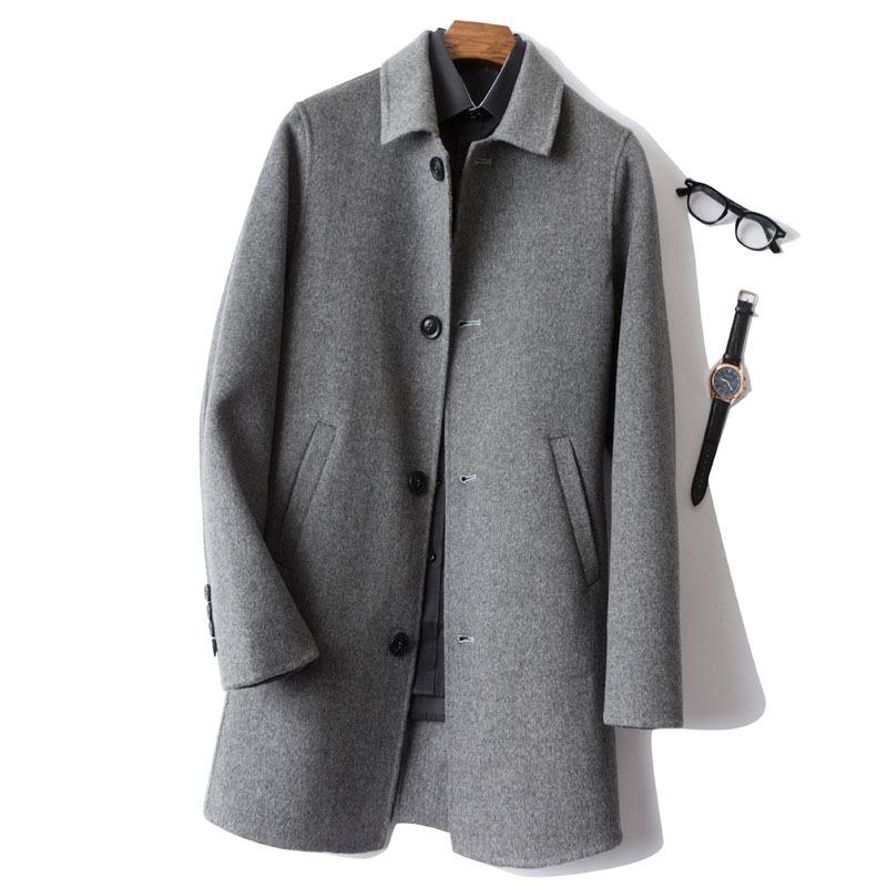 New winter cloth coat male long overcoat woolen cloth cashmere double-sided, cultivate morality leisure business coat, Black
New winter cloth coat male long overcoat woolen cloth cashmere double-sided, cultivate morality leisure business coat, Black