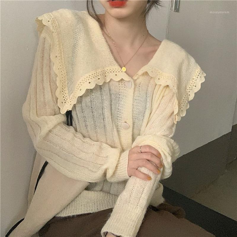 Casual Light Cardigan Women Kawaii Vintage Knitted Sweater Oversize Long Sleeve Sweet Korean Cardigan New 2020 Women's Autumn1, Beige
Casual Light Cardigan Women Kawaii Vintage Knitted Sweater Oversize Long Sleeve Sweet Korean Cardigan New 2020 Women's Autumn1, Beige