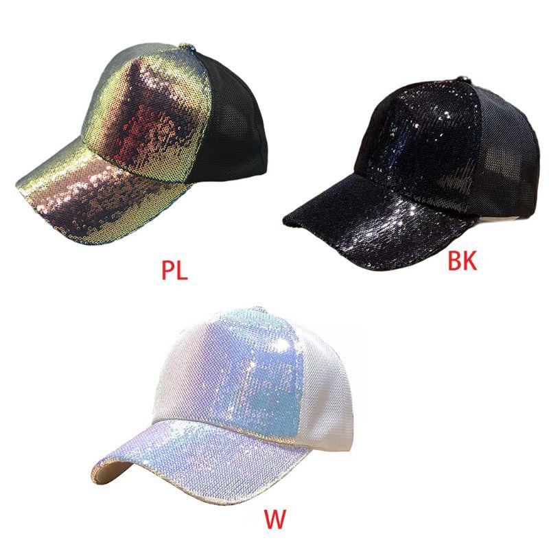 Unisex Multicolored Sequins Baseball Cap Mesh Back Party Snapback Trucker Hat 2XPD, Black
Unisex Multicolored Sequins Baseball Cap Mesh Back Party Snapback Trucker Hat 2XPD, Black