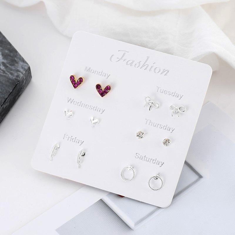 Vintage Stud Earrings Set Mixed For Women Bohemian Gold Color Heart Flower Bow Statement Hang Brincos Jewelry 2021 NEW, Golden;silver
Vintage Stud Earrings Set Mixed For Women Bohemian Gold Color Heart Flower Bow Statement Hang Brincos Jewelry 2021 NEW, Golden;silver