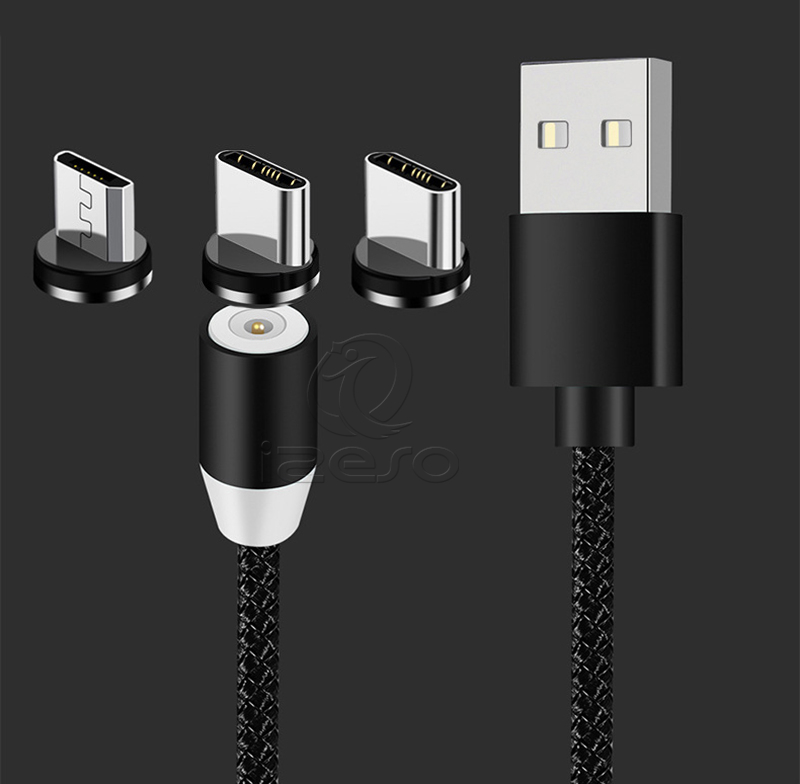 3 in 1 Magnetic Cable Charger Line 2A Nylon Fast Charging Cord Type C Micro USB Cable for Samsung Note20 S20 Ultra Huawei, Red
3 in 1 Magnetic Cable Charger Line 2A Nylon Fast Charging Cord Type C Micro USB Cable for Samsung Note20 S20 Ultra Huawei, Red
