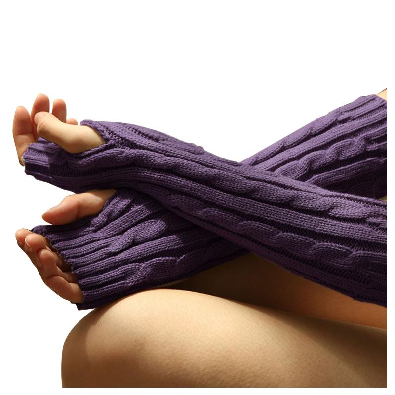 Fashion Ladies Autumn And Winter Keep Warm Fingerless Arm Solid Color Knitted Long Gloves Valentine's Day And Mother's Day Gift
Fashion Ladies Autumn And Winter Keep Warm Fingerless Arm Solid Color Knitted Long Gloves Valentine's Day And Mother's Day Gift
