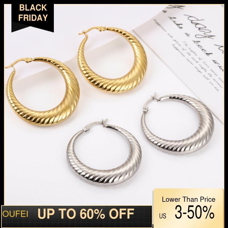OUFEI Korean Earrings 2020 Stainless Steel Woman Jewelry Accessories Hoop Earrings For Women Charm Earings Fashion Jewelry
OUFEI Korean Earrings 2020 Stainless Steel Woman Jewelry Accessories Hoop Earrings For Women Charm Earings Fashion Jewelry