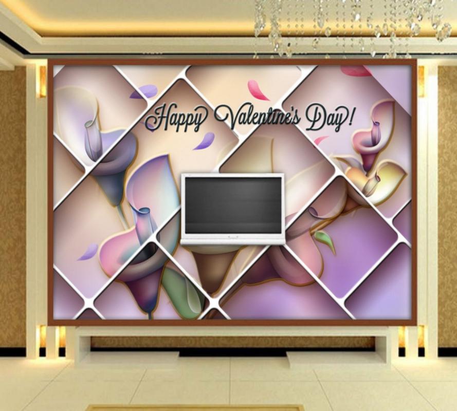 Free Shipping 3D Soft Calla Lily Fashion Background Wall Painting Custom Wallpaper Valentine'S Day Constitution Decoration Mural, As pic
Free Shipping 3D Soft Calla Lily Fashion Background Wall Painting Custom Wallpaper Valentine'S Day Constitution Decoration Mural, As pic
