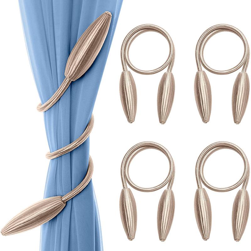 Curtain Tiebacks Convenient Drape Tie Backs Decorative Curtain Holdbacks Holder Buckles Hook Holder Home Decor, Golden
Curtain Tiebacks Convenient Drape Tie Backs Decorative Curtain Holdbacks Holder Buckles Hook Holder Home Decor, Golden