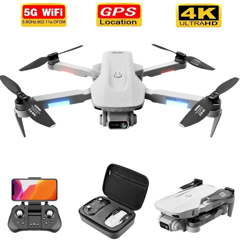 

F8 GPS Drone 5G HD 4K Camera Professional 2000m Image Transmission Brushless Motor Foldable Quadcopter RC Dron Gift 201210, F8-4k-5g-gps 1b bag