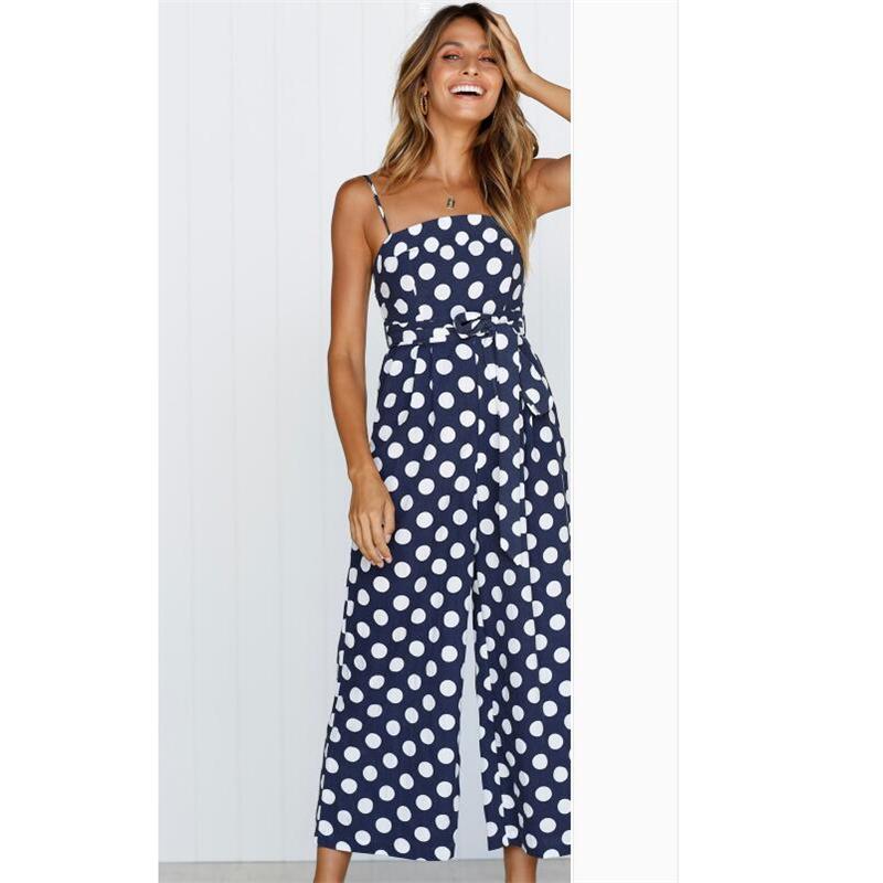 2018 Summer New Fashion Large Size Women's Clothing Sexy V-neck sleeveless Siamese Trousers Wave Point Ladies jumpsuit Ljj0008, Green
2018 Summer New Fashion Large Size Women's Clothing Sexy V-neck sleeveless Siamese Trousers Wave Point Ladies jumpsuit Ljj0008, Green