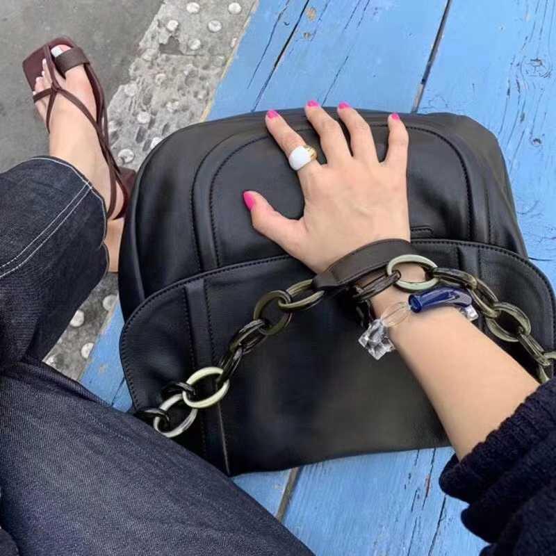 2020 England Style Big Thick Chain Office Lady Bag Briefcase Women Pu Leather Handbag Work Large Capacity Female Commute Satchel, Black women bags
2020 England Style Big Thick Chain Office Lady Bag Briefcase Women Pu Leather Handbag Work Large Capacity Female Commute Satchel, Black women bags