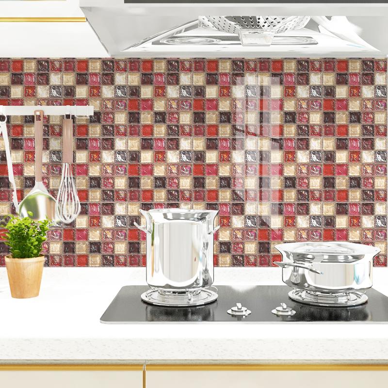 Mosaic Tile Stickers Waterproof and Oil-proof Bathroom Wall Decoration Painting 3D Art Painting 10*10*10PCS
Mosaic Tile Stickers Waterproof and Oil-proof Bathroom Wall Decoration Painting 3D Art Painting 10*10*10PCS
