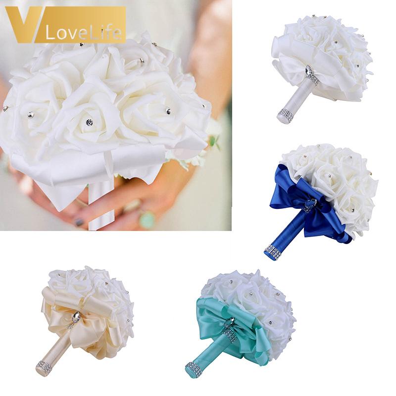 1Pcs Luxurious Mesh Lace Rose Flower Pearl Bridal Bouquets Elegant Crystal Ribbon Bridesmaid Flower For Women Wedding Decor
1Pcs Luxurious Mesh Lace Rose Flower Pearl Bridal Bouquets Elegant Crystal Ribbon Bridesmaid Flower For Women Wedding Decor