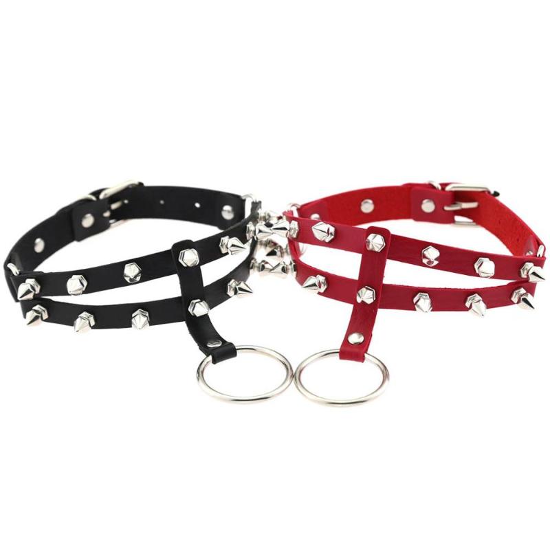 Harajuku Double Layer Rivets Choker Necklace Sexy Hollow Out Round Pendant Necklace Goth Punk Neo Gothic For Women Jewelry New
Harajuku Double Layer Rivets Choker Necklace Sexy Hollow Out Round Pendant Necklace Goth Punk Neo Gothic For Women Jewelry New
