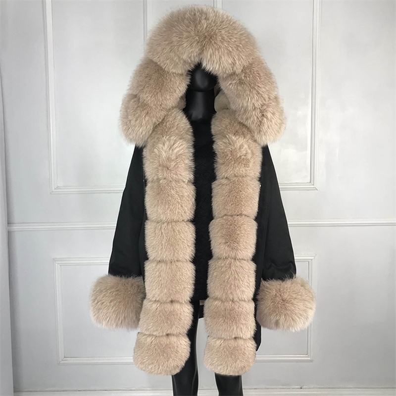real natural fox fur coat jacket parka with big large fox fur collar and fox fur liner thick warm fashion new waterproof winter 201112, 30
real natural fox fur coat jacket parka with big large fox fur collar and fox fur liner thick warm fashion new waterproof winter 201112, 30