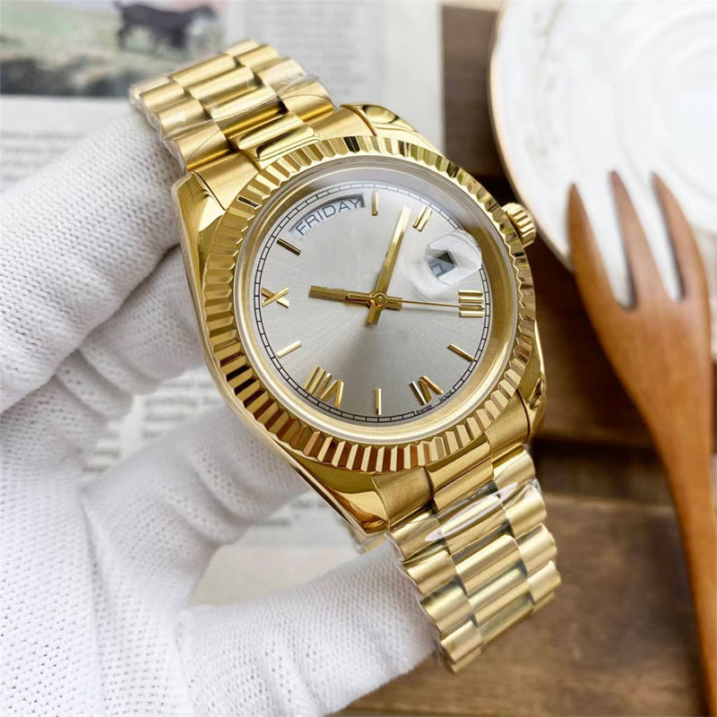 Casual Mens Watch Automatic Mechanical WristWatch 41mm Sapphire Mirror Stainless Steel Strap Waterproof High Quality Watches Gold WristWatches, Color 9
Casual Mens Watch Automatic Mechanical WristWatch 41mm Sapphire Mirror Stainless Steel Strap Waterproof High Quality Watches Gold WristWatches, Color 9
