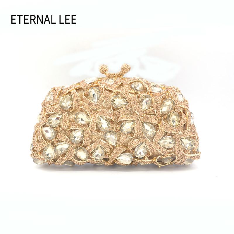 ETERNAL LEE New Ladies Luxury Hollow Personalized Design Evening Bag Party Cocktail Handbags, Gold
ETERNAL LEE New Ladies Luxury Hollow Personalized Design Evening Bag Party Cocktail Handbags, Gold