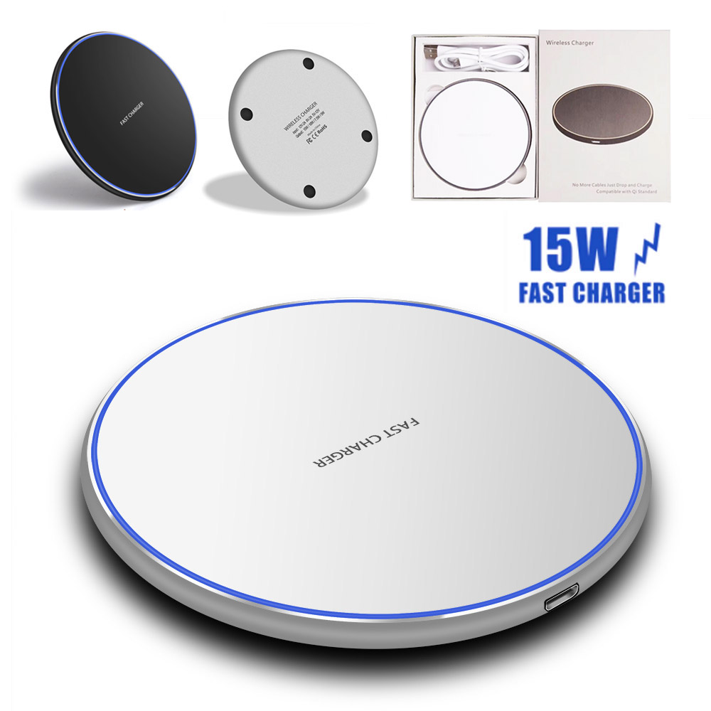 15W Fast Qi Wireless Charger For iPhone 12 11 Pro Xs Max X Xr 8 Plus Quick Wireless Charging Charger Pad For Samsung
15W Fast Qi Wireless Charger For iPhone 12 11 Pro Xs Max X Xr 8 Plus Quick Wireless Charging Charger Pad For Samsung