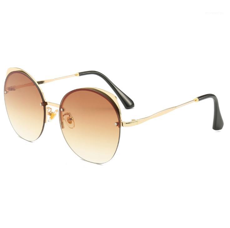 Rimless Retro Round Women Sunglasses Oversize Plastic Material Lenses Brand Designer Fashion S006 UV400 Protection Eyewear1
Rimless Retro Round Women Sunglasses Oversize Plastic Material Lenses Brand Designer Fashion S006 UV400 Protection Eyewear1
