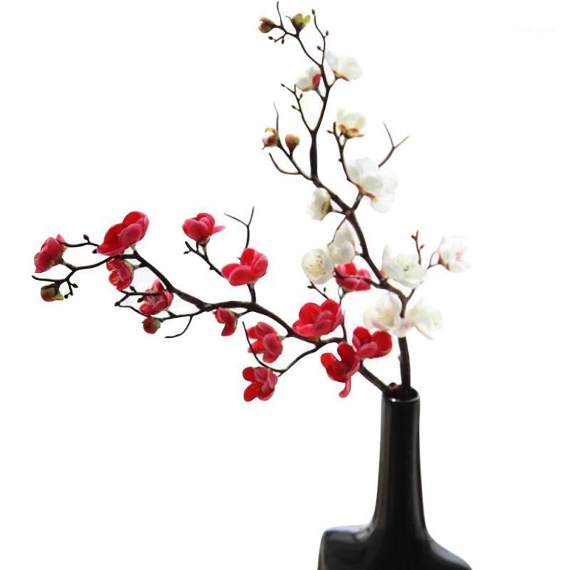 Artificial flowers Plum Cherry blossoms Silk flowers flores Sakura tree branches Home table living room Decor DIY Wedding Decora1
Artificial flowers Plum Cherry blossoms Silk flowers flores Sakura tree branches Home table living room Decor DIY Wedding Decora1