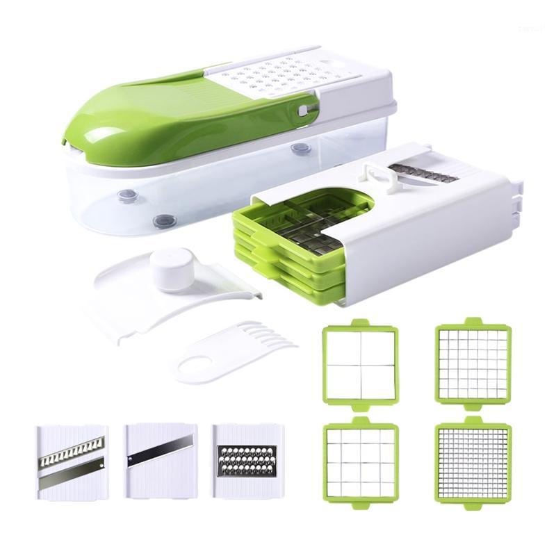 Manual Stainless Steel Slicer Vegetable Kitchen Tool Multi-Function Replaceable Slice Vegetable Cutter Green + White1
Manual Stainless Steel Slicer Vegetable Kitchen Tool Multi-Function Replaceable Slice Vegetable Cutter Green + White1