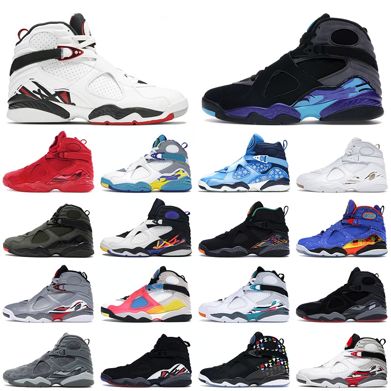 Top Jumpman 8 8s VIII Mens Basketball Shoes Alternate Aqua Black Cement South Beach Take Flight Valentines Day White Aqua Trainers Sneakers Size 13
Top Jumpman 8 8s VIII Mens Basketball Shoes Alternate Aqua Black Cement South Beach Take Flight Valentines Day White Aqua Trainers Sneakers Size 13