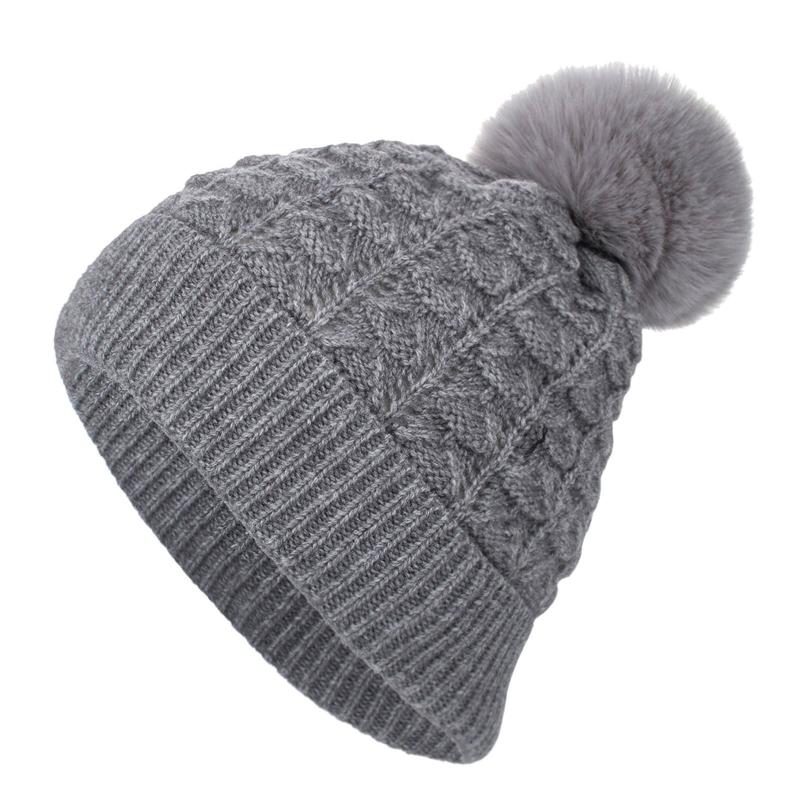 Fashion Knited Hat For Men And Women Big Fur Pom Poms Ball Knitted Hats Soft Knit Warm Fuzzy Lined Skull Beanie#C, Black
Fashion Knited Hat For Men And Women Big Fur Pom Poms Ball Knitted Hats Soft Knit Warm Fuzzy Lined Skull Beanie#C, Black