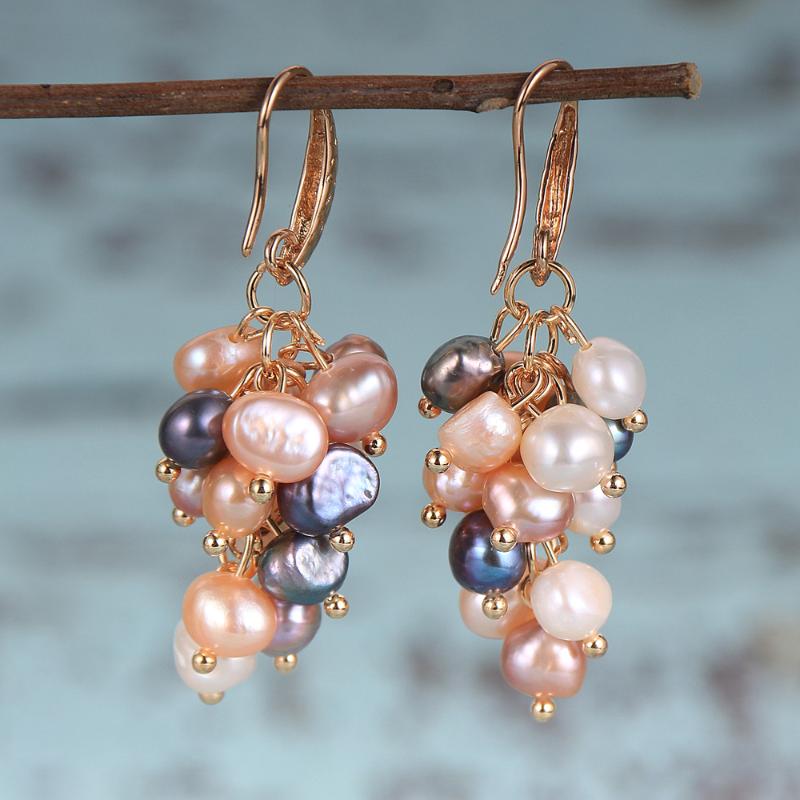 Korean Fashion Freshwater Pearls Earrings For Women Grape Bunch Statement Pearl Copper French Earring Hoop Bride Wedding Jewelry
Korean Fashion Freshwater Pearls Earrings For Women Grape Bunch Statement Pearl Copper French Earring Hoop Bride Wedding Jewelry